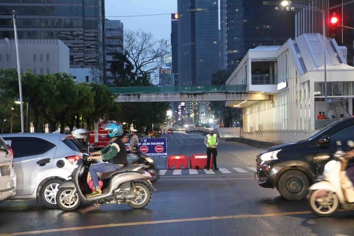 Jakarta Car Free Night, Jalan Sudirman-Thamrin Tutup di Malam Tahun Baru