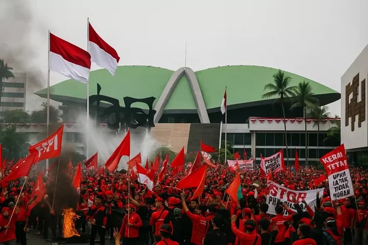 Catat! Rute Konvoi Demo Buruh 28 Agustus Biar Gak Kejebak Macet