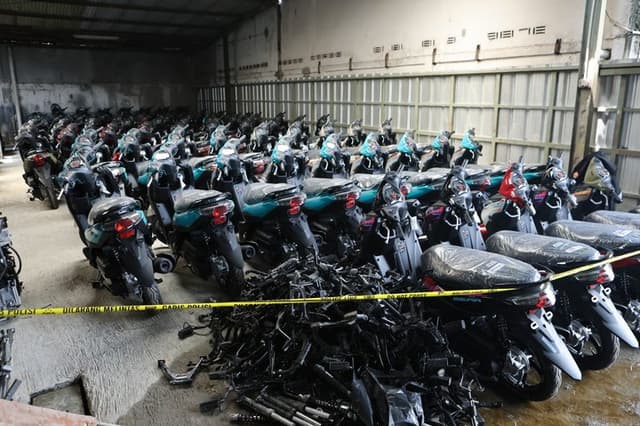 Dari Mana Asal Ribuan Motor Ilegal yang 'Dimutilasi' untuk Ekspor?