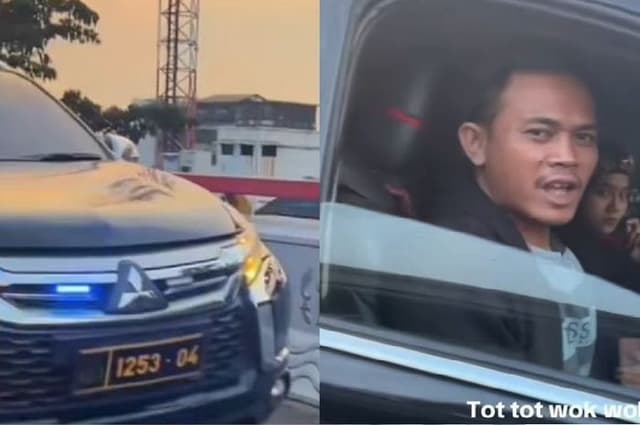 <em>Combo Double Kill</em>: Pajero Sport, Pelat Palsu Polisi, Strobo-Sirene!