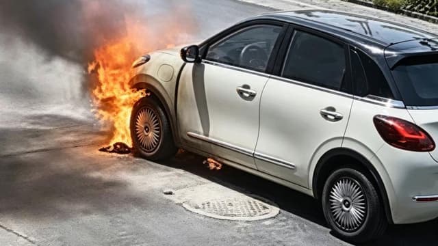 Wuling Binguo EV Terbakar Saat Kondisi Parkir