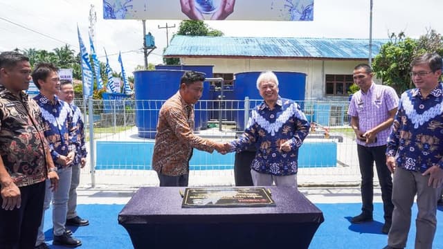 Yamaha Sediakan Akses Air Bersih ke Warga Kutalimbaru 