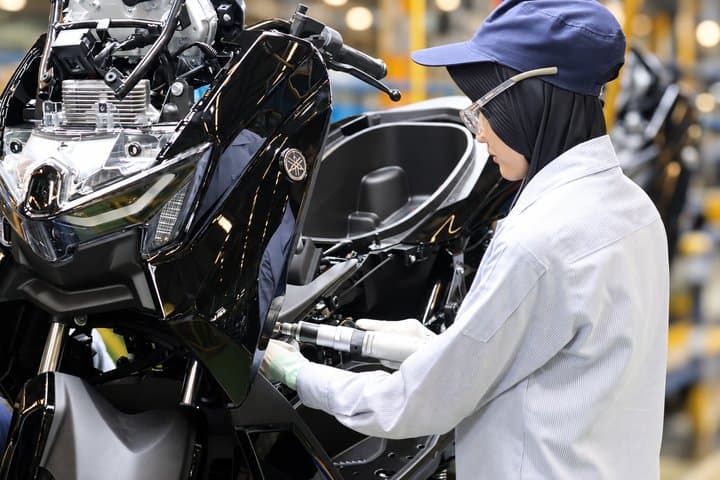 Ekspor Yamaha Sentuh 3 Juta Unit, Motor Buatan RI Dipakai di 40 Negara