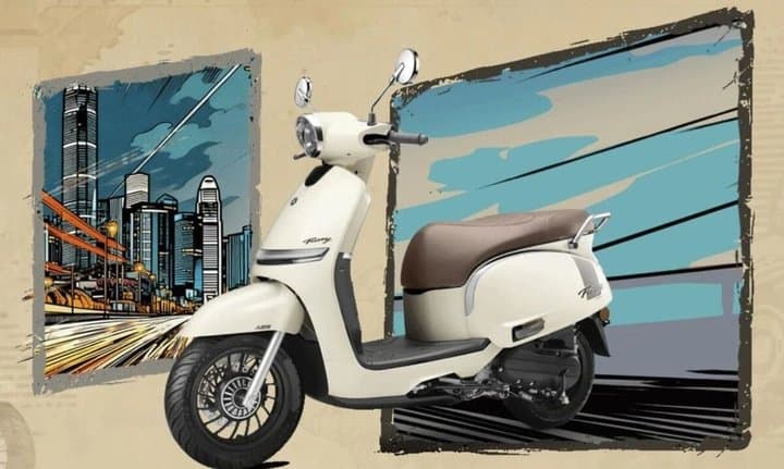 Yamaha Luncurkan Skutik Hybrid Bergaya Retro Seharga Rp30 Jutaan
