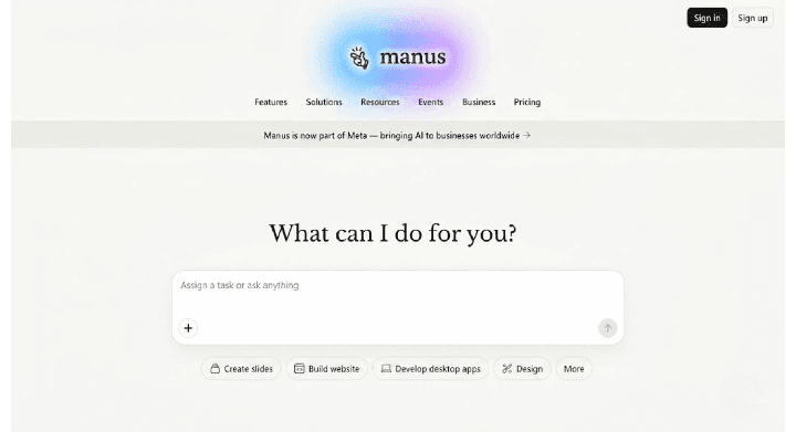 Hanya Modal Prompt, Manus AI Bisa Bikinin Website