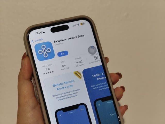 Aksaraya, App Aksara Jawa yang Bikin Apple Melirik Jelang Hari Merdeka