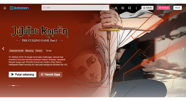 Link Download Bstation APK & Nonton via Web PC