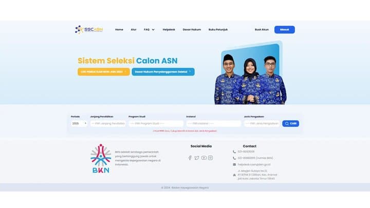 SSCASN BKN: Portal Resmi Daftar CPNS & PPPK, Solusi Error Lengkap