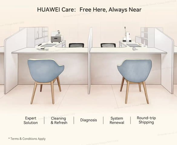 Pakai Gadget Huawei Makin Tenang, dengan 5 Free Services
