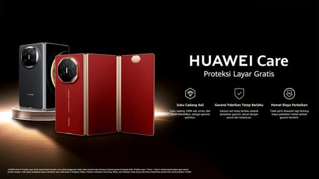 Nyaman Pakai HP Lipat &amp; TWS dengan Garansi HUAWEI Care