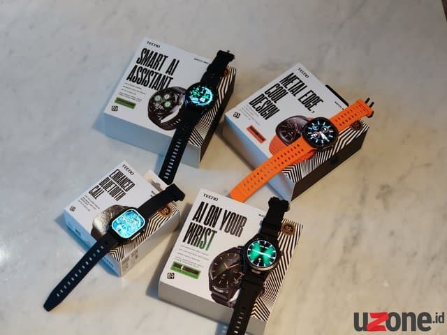 Tecno Rilis 4 Smartwatch Murah Terbaru, Harga Mulai Rp250 Ribuan