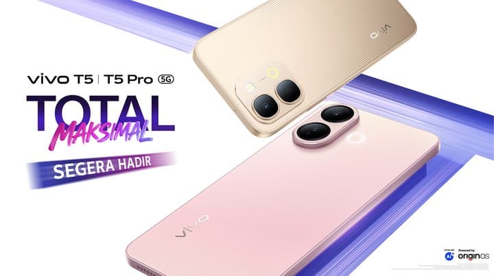 Spek Lengkap Vivo T5 dan T5 Pro di RI, Meluncur 29 April Nanti