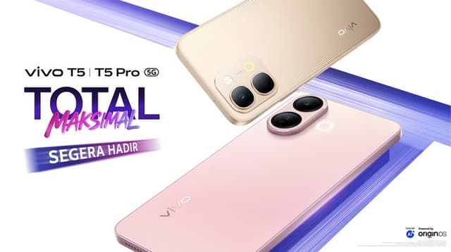 Spek Lengkap Vivo T5 dan T5 Pro di RI, Meluncur 29 April Nanti