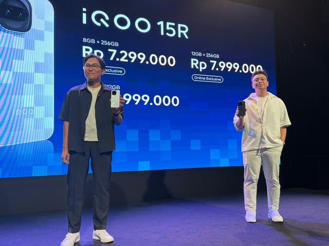 iQOO 15R Rilis: Baterai 7.600mAh, Snapdragon 8 Gen 5 Harga Rp7 Jutaan
