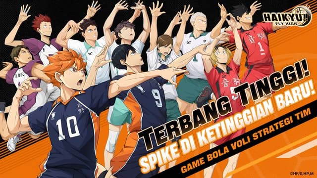 Sensasi Voli dan RPG di Game HAIKYU!! FLY HIGH, Pra-registrasi Dibuka