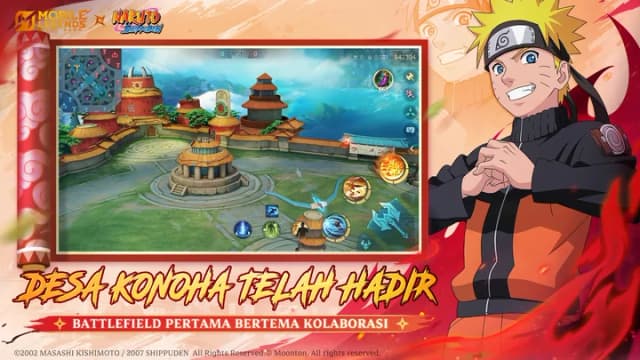 Event MLBB x Naruto Resmi Rilis, Skin Naruto &amp; Sasuke Tersedia!