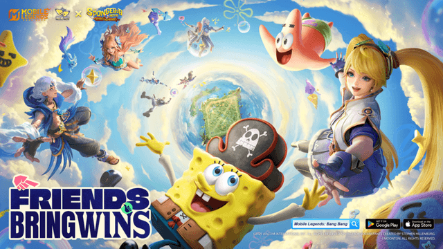 Masak Krabby Patty di MLBB, Hadiahnya Skin SpongeBob & Patrick Gratis