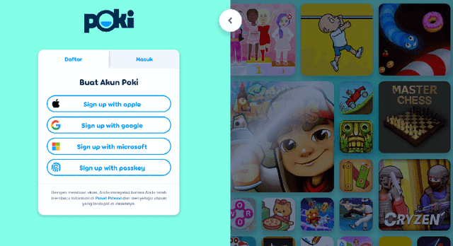 Bukan Friv, Ini Jalur Ninja Main Ribuan Game Seru di Poki Games