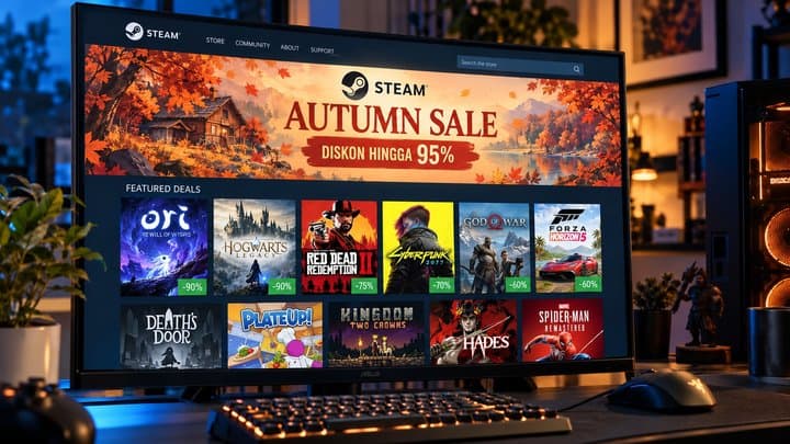 Saatnya Kosongkan Wishlist, Diskon Game Steam Sampai 95 Persen!

