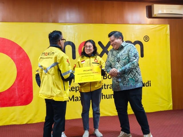 Maxim Turut Hadirkan Bonus Hari Raya bagi Para Mitra Driver Tahun Ini
