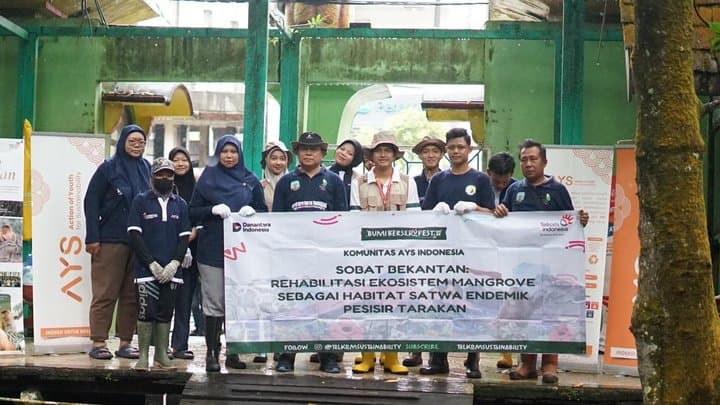 Telkom Ajak Komunitas Gen Z Jaga Bekantan dan Mangrove di Tarakan