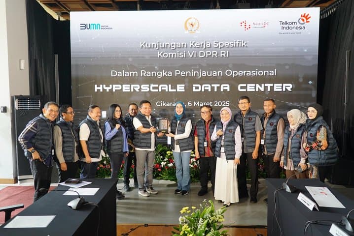 Perkuat Ekosistem Data Center, Telkom Tuai Pujian dari DPR RI