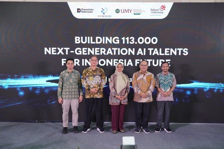 Telkom dan UMY Bersinergi untuk Ciptakan 113.000 Talenta AI