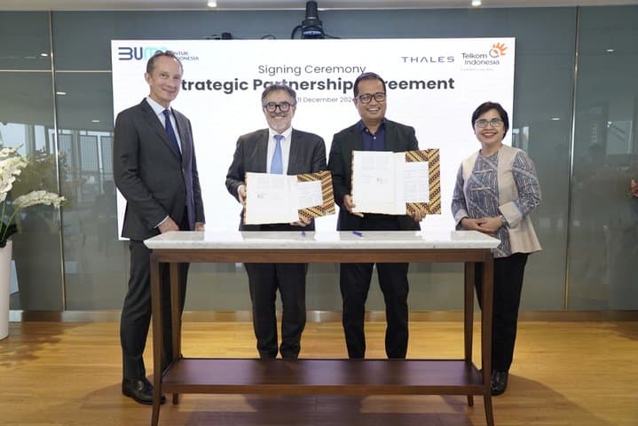 Kolaborasi Telkom-Thales, Percepat Smart City dan Perlindungan Data RI
