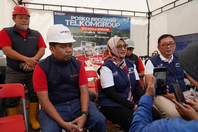 TelkomGroup Sukses Pulihkan Jaringan di 289 Kecamatan Aceh