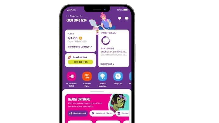 Asyik! Pengguna Axis Kini Bisa ‘Convert Pulsa’ Jadi Kuota