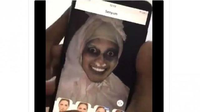 Dasar Netizen Kreatif, Foto Pocong Dibuat Nyengir Pake FaceApp Jadi Viral