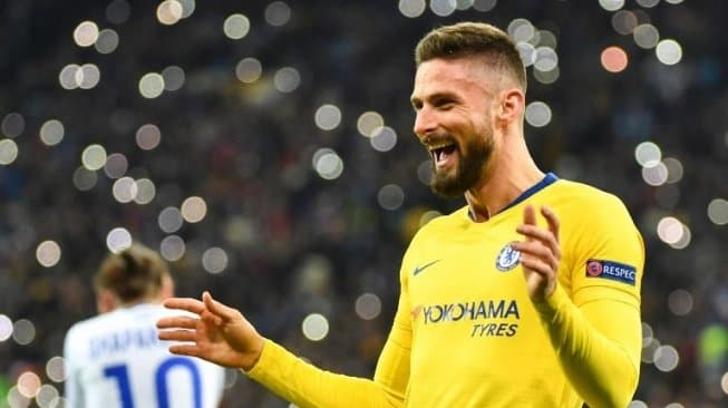 Giroud Cetak Hat-trick, Chelsea Mantap ke Perempat Final Liga Europa