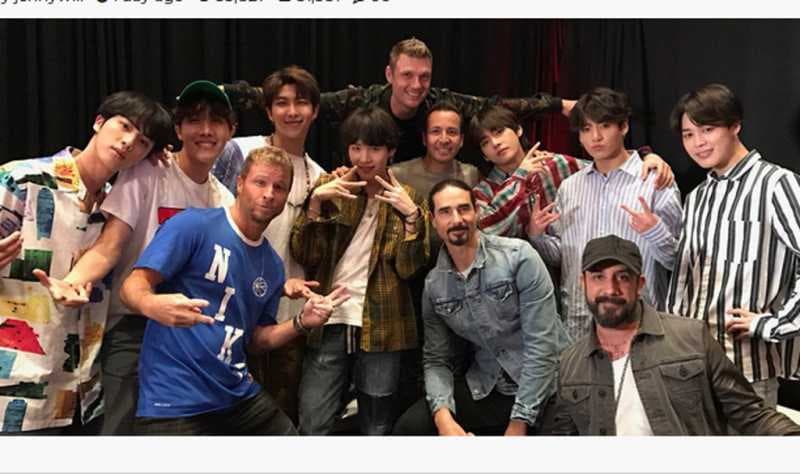 Mengaku Fans Berat, Backstreet Boys Pajang Foto Bersama BTS