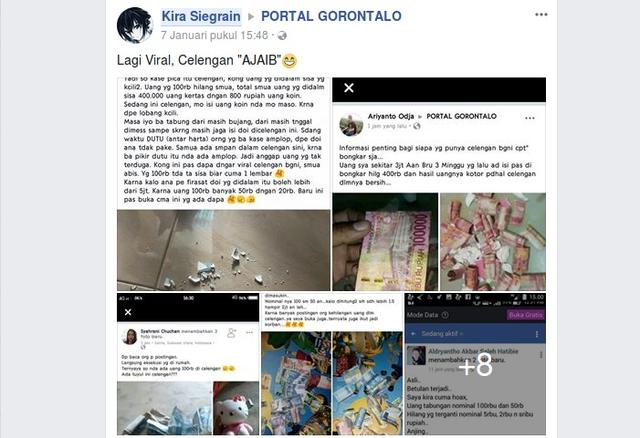 Viral, Uang di Dalam Celengan Hilang Secara Misterius