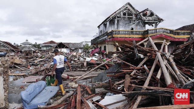 Tertinggi, Tsunami Selat Sunda Rendam Sumur Hingga 3,9 Meter