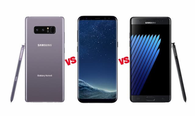 Inilah Perbedaan antara Samsung Galaxy Note8, Galaxy S8+, dan Galaxy Note7