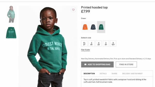 Kontroversi Iklan Terbaru H&M yang Dituding Rasis