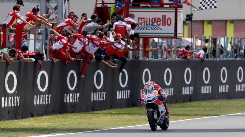 Ungguli Rossi, Dovizioso Jadi Kampiun MotoGP Inggris