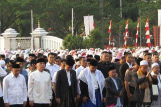 Presiden shalat Idul Adha di Cibinong