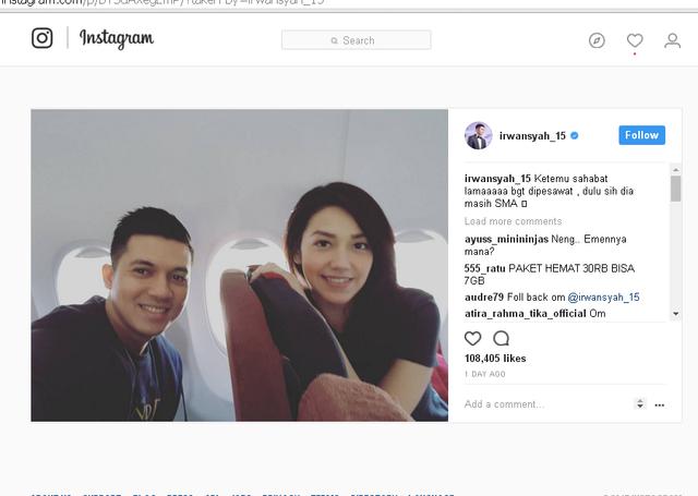 Foto Bareng Velove Vexia, Irwansyah Dituding Tak Bisa Jaga Perasaan Istri