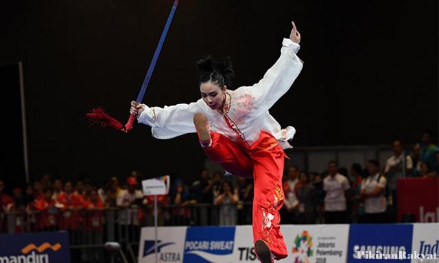 Lindswell Kwok Raih Medali Emas dari Nomor Wushu Taijiquan dan Taijijian 