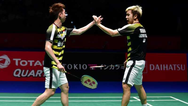 Menang Dua Gim atas Ahsan/Hendra, Marcus/Kevin Tembus Final