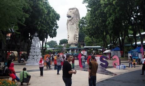 Patung Merlion di Singapura Diganti Taman 90 Juta Dolar