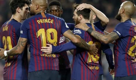 Laga Lyon-Barcelona Berakhir Tanpa Gol 