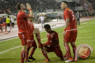 Persija unggul 2-0 atas Bali United babak pertama