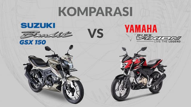 Komparasi: Suzuki GSX150 Bandit Menantang All New Yamaha V-Ixion