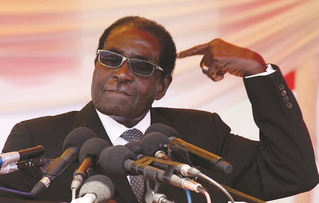 Tertangkap Kamera, Presiden Mugabe Tidur dalam Forum Dunia