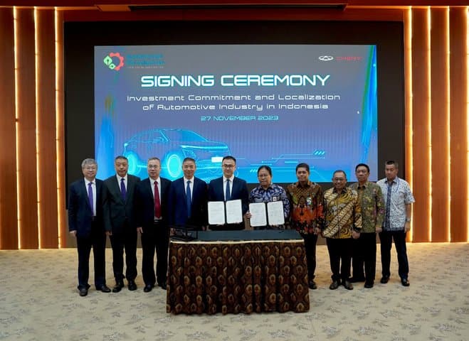 Chery dan Kemenperin Sepakat Bikin Mobil Listrik di Indonesia Chery dan Kemenperin Sepakat Bikin Mobil Listrik di Indonesia