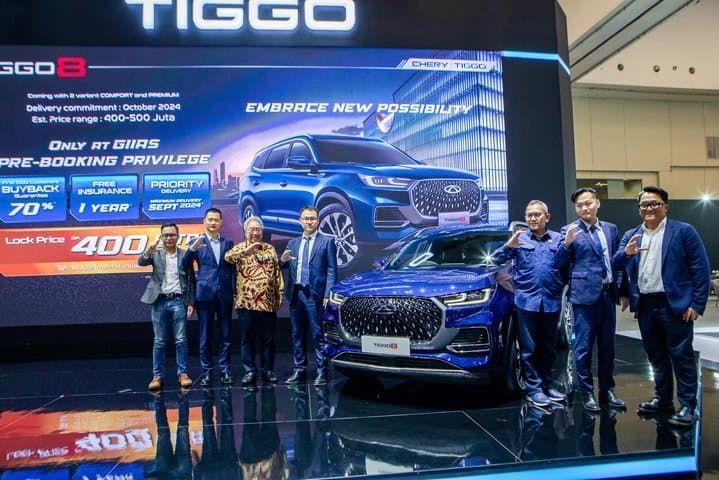 Chery Tiggo 8 Sudah Dapat Dipesan di GIIAS 2024, Harga Rp400 Jutaan! Chery Tiggo 8 Sudah Dapat Dipesan di GIIAS 2024, Harga Rp400 Jutaan!