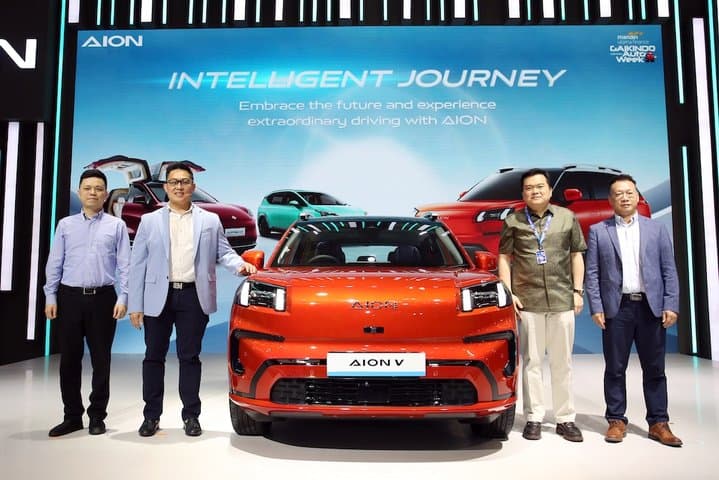 Model Terbaru Aion V Berwajah T-Rex Diperkenalkan di GJAW 2024 Model Terbaru Aion V Berwajah T-Rex Diperkenalkan di GJAW 2024